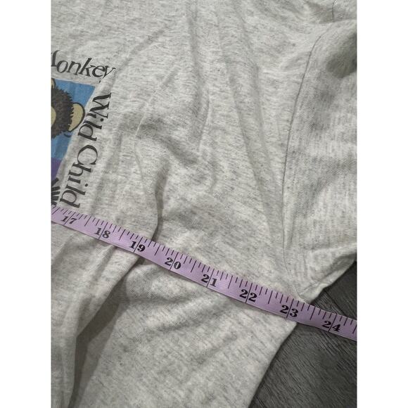 Vintage 1990s Endangered Young'uns Long Sleep Shirt Made USA One Size - Picture 3 of 7